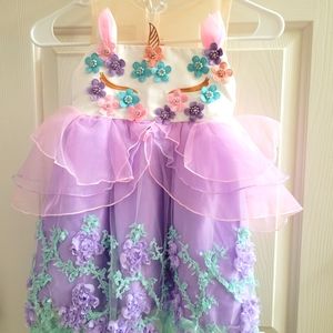 Girls 5t Unicorn Dress